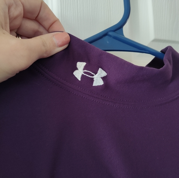 Under Armour Purple Longsleeve Baselayer - Picture 2 of 4